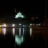 Rogoznica: noční zrcadlení v přístavu