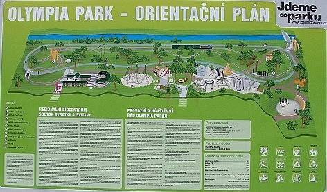 Olympia park - Orientační plán